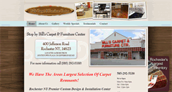 Desktop Screenshot of billscarpetcenter.com